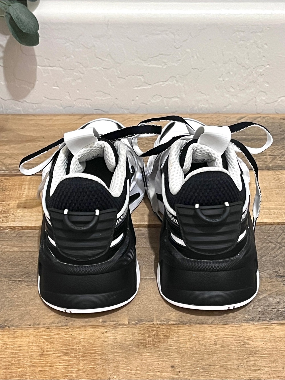 Puma Kids RS-X Split Black White Chunky Athletic Sneakers Size 4.5Y - Picture 4 of 6